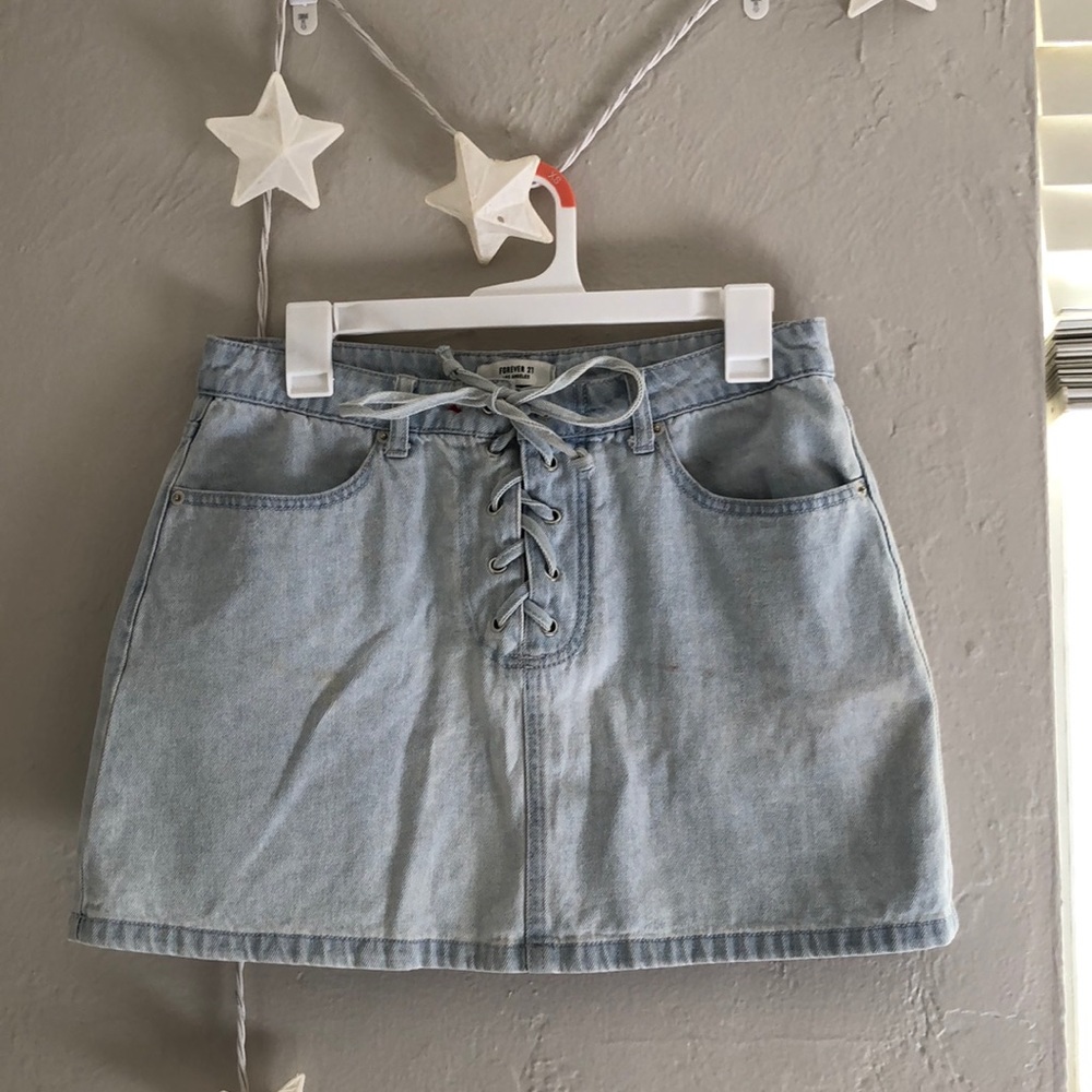 Denim Mini Skirt